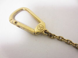 LOUISVUITTONルイヴィトンスハリポシェットクレコインケース小銭入れキーリングブラックゴールド金具M91824【中古】