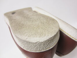 JOHNLOBBジョンロブメンズシューズ靴ダブルモンクレザーブラウンラバーソール71/2【中古】