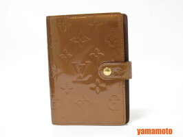 LOUISVUITTONルイヴィトンモノグラムアジェンダPM手帳カバーゴールド金具R20005美品【中古】
