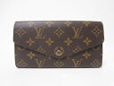 LOUIS VUITTON ルイヴィトン モノグラム ポルトフォイユ・サラ 2つ折り 長財布 フューシャ M62234 超美品【中古】