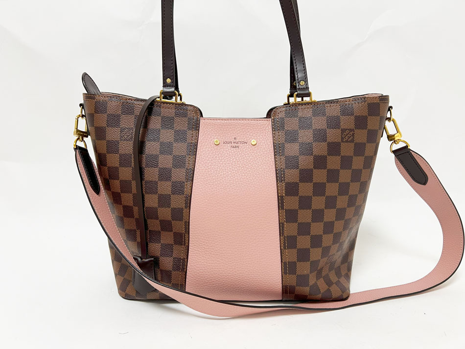 LOUIS VUITTON ルイヴィトン ダミエ JERSEY ジャージー 2WAYバッグ トートバッグ ショルダーバッグ マグノリア N44041 美品【中古...