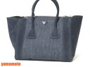 PRADA v_ 2WAYobO nhobO V_[obO VbsOobO fj XG[h DENIM SCAMOSCIA u[ BN2644 Vil yÁz