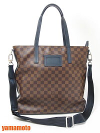 LOUISVUITTONルイヴィトンダミエラインヘラルドメンズバッグトートバッグショルダーバッグストラップ付きN41255美品【中古】
