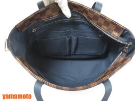 LOUISVUITTONルイヴィトンダミエラインヘラルドメンズバッグトートバッグショルダーバッグストラップ付きN41255美品【中古】