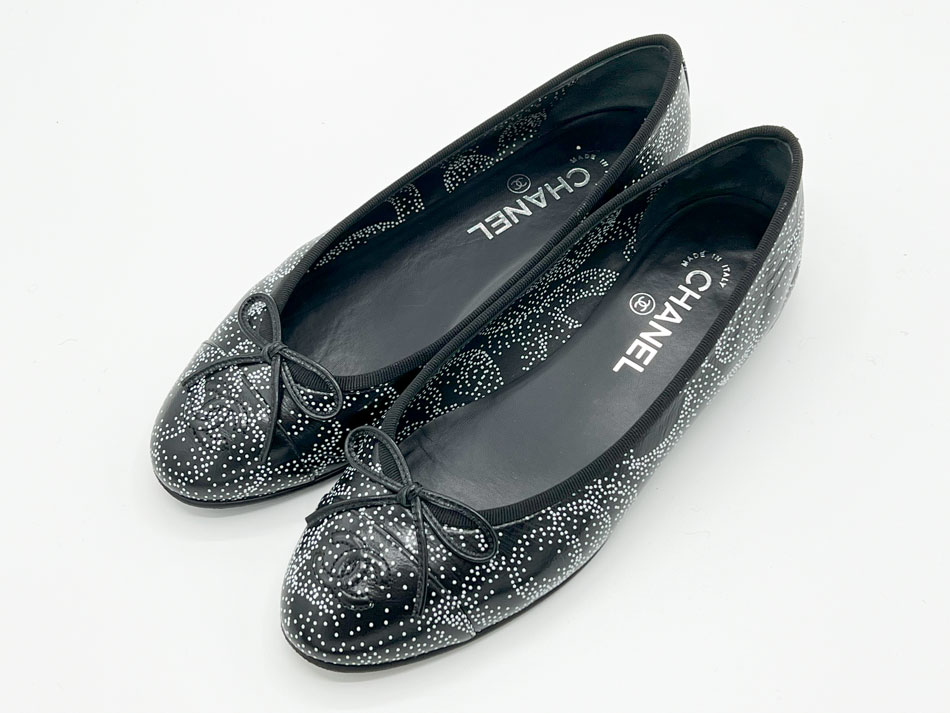 新品☆未使用CHANEL シャネルバレリーナ黒マトラッセ38C(楽天 新品☆未使用CHANEL シャネルバレリーナ黒マトラッセ38C(楽天