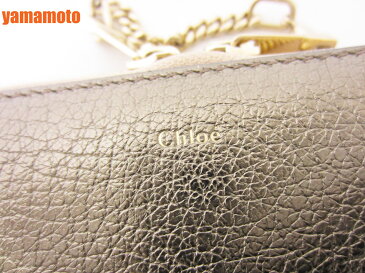 Chloe クロエ ラウンドファスナー財布 ベイリー 長財布 ゴールド 3P0266-980 【中古】