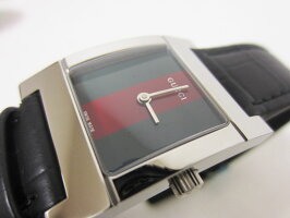 GUCCIグッチレディースウォッチ腕時計シェリーラインクロコダイルレザークォーツ7700L超美品【中古】