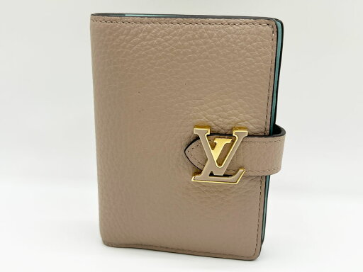 LOUIS VUITTON ルイヴィトン トリヨンレザー ヴェルティカル ウォレット コンパクト 2つ折り 財布 ガレ M82198 美品【中古】 LOUIS VUITTON ルイヴィトン トリヨンレザー ヴェルティカル ウォレット コンパクト 2つ折り 財布 ガレ M82198 美品【中古】