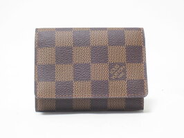 LOUISVUITTONルイヴィトンダミエカードケースアンウ゛ェロップ・カルトドゥウ゛ィジットメンズN62920未使用品【中古】