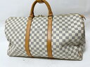 LOUIS VUITTON ルイヴィトン ダミエ アズール キーポル50 ボストンバッグ 旅行バッグ N41430 美品【中古】