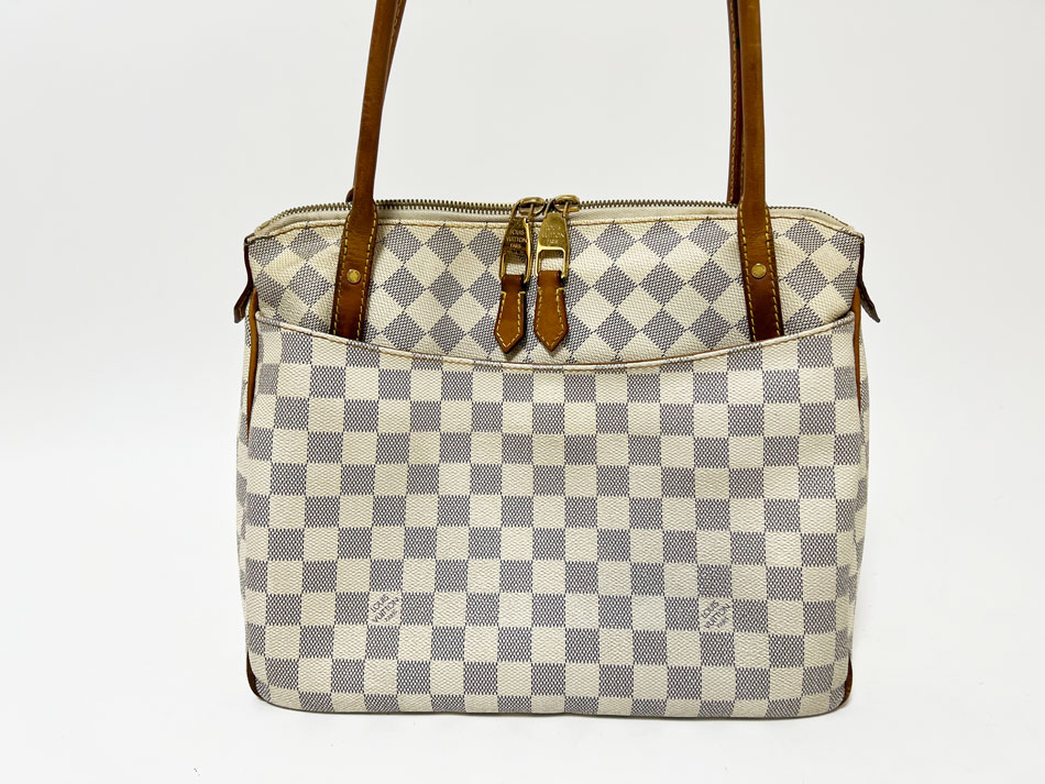 LOUIS VUITTON ルイヴィトン ダミエアズール フィジェリPM トートバッグ ショルダーバッグ N41176【中古】