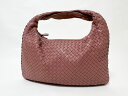 BOTTEGA VENETA ボッテガ ヴェネタ イントレチャート レザー ショルダーバッグ ワンショルダー ライトパープル ミラー 【中古】