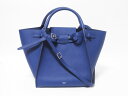 CELINE セリーヌ ビッグバッグ スモール ハンドバッグ ショルダーバッグ 2WAY レザー small long strap ダーク インディゴ Dark...