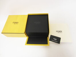 FENDIフェンディラナウェイメンズウォッチ腕時計革バンドクォーツ71000L美品【中古】
