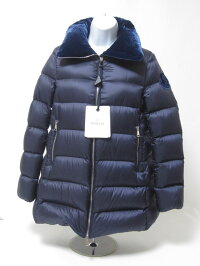 MONCLERモンクレールTORCONGIUBBOTTOトルコンレディースダウンジャケットアウターナイロンネイビーサイズ:0新品同様【中古】