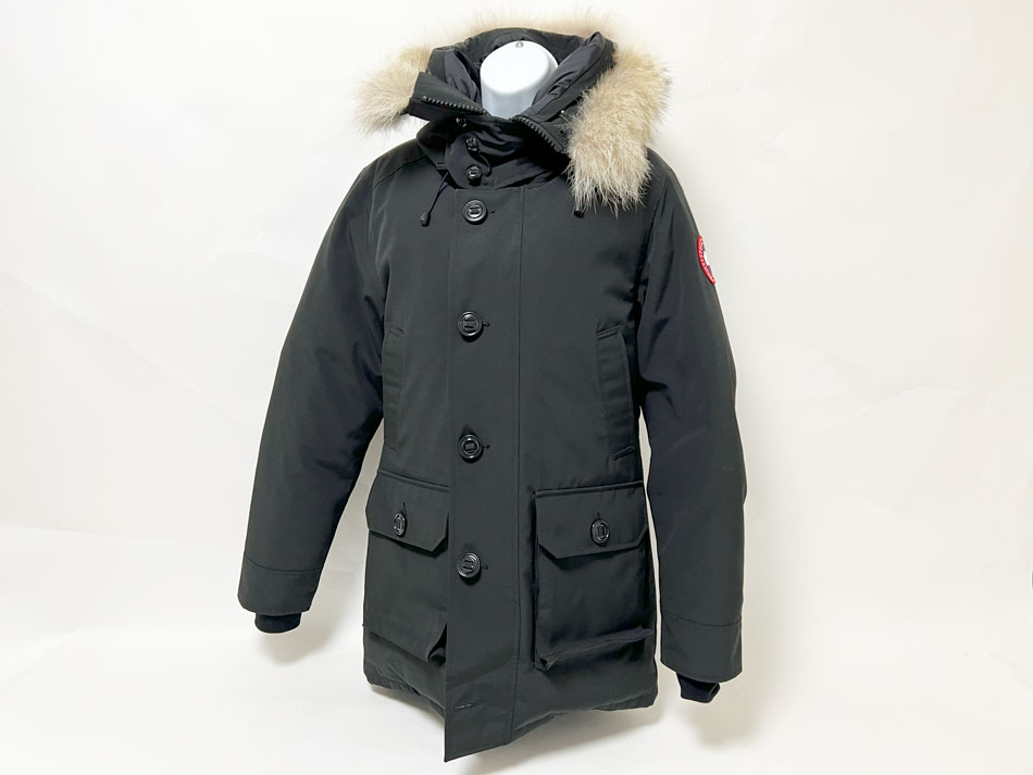 CANADA GOOSE カナダグース ダウンジャケット BROOKFIELD PARKA ブルックフィールド パーカー メンズ ブラック サイズ：S フード ファー 2300JM R 美品