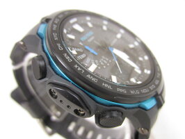 CASIOカシオPROTREKプロトレックトリプルセンサータフソーラー電波腕時計メンズウォッチPRW-6100Y-1AJF美品【中古】