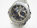 送料無料 CASIO カシオ G-SHOCK Gショック G-STEEL Gスチール メンズウォッチ タフソーラー 電波時計 腕時計 ゴールド GST-W110...