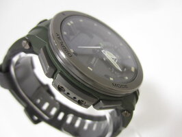 CASIOカシオPROTREKプロトレック電波ソーラーメンズウォッチ腕時計タフソーラーカーキPRW-7000-3JF美品【中古】