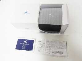 CASIOカシオOCEANUSオシアナスフルメタルGPSハイブリット電波ソーラーメンズウォッチ腕時計OCW-G1100TG-1AJF【中古】