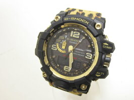 CASIOカシオMUDMASTERマッドマスタータフソーラー電波腕時計メンズウォッチWILDLIFEPROMISINGコラボレーションGWG-1000WLP-1AJR新品同様【中古】