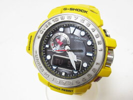 CASIOカシオG-SHOCKGショックGULFMASTERガルフマスター電波時計トリプルセンサーメンズウォッチGWN-1000-9AJF美品【中古】