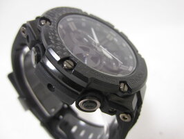 CASIOカシオG-STEELGスチールBluetooth搭載タフネスクロノグラフメンズウォッチ腕時計タフソーラーGST-B100X-1AJF美品【中古】
