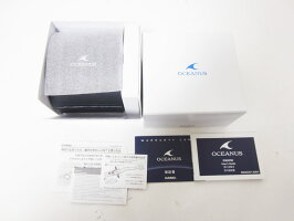CASIOカシオOCEANUSオシアナスMantaマンタ腕時計メンズウォッチチタン電波ソーラーOCW-S5000E-1AJF超美品【中古】