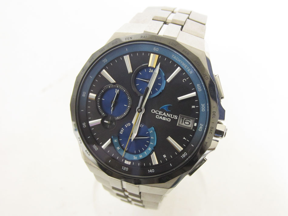 CASIO  OCEANUS ʥ Manta ޥ ӻ 󥺥å  ȥ顼 OCW-S5000E-1A...