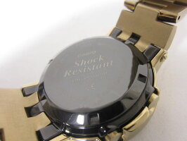 CASIOカシオG-SHOCKGショックBASICタフソーラー電波ウォッチメンズウォッチAWM-500GDゴールド超美品【中古】