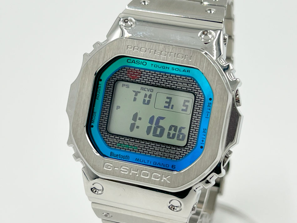 楽天ブランドショップ山本CASIO カシオ G-SHOCK Gショック フルメタル 5000 SERIES メンズウォッチ タフソーラー スマートフォンリンク GMW-B5000PC-1JF 超美品 【中古】