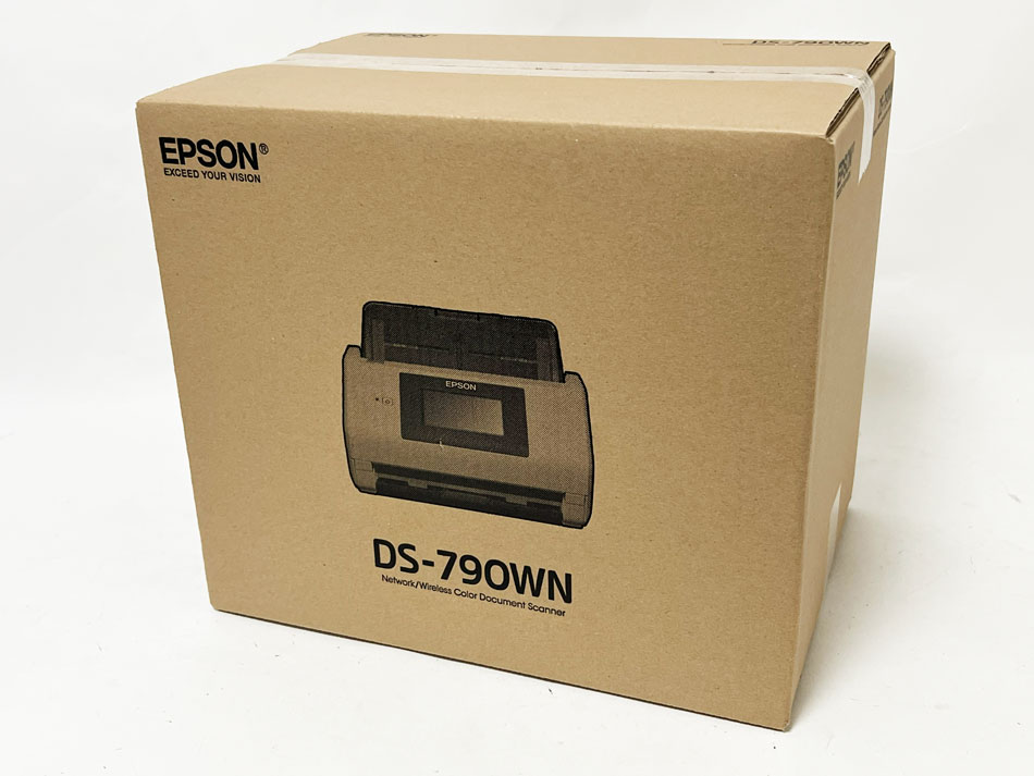 EPSON エプソン スキャナー A4 業務ドキュメント Wi-Fi USB 有線LAN DS-790WN 未使用 新品【中古】