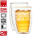 Ferrano(フェラーノ) G-Eri-250 ダブルウォールグラス Eridio(エリディオ) 250ml(2個セット)