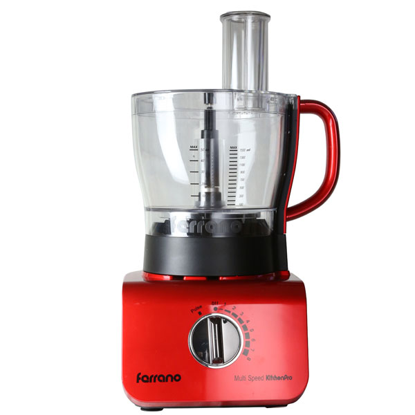 Ferrano(フェラーノ) FP31R（レッド Red） 複合機 (フードプロセッサー / ブレンダー / ミル) Ferrano Kitichen Pro(キッチンプロ)