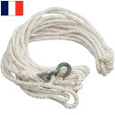 フランス軍 TAP ロープ フック付き 12m デッドストック EE569NN(3)