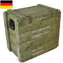 ドイツ軍 DM35 ウッドボックス オリーブ 65×40×60cm USED BX199UN 大型 BOX 木箱 コンテナ 収納ケース ストック 運搬 ガレージ インテリア ディスプレイ 実物ミリタリー 軍物 軍モノ