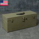 米軍 WW2 M6 スチール ツールボックス オリーブ デッドストック BX208NN アメリカ軍 GI US メタル チェスト コンテナ 収納ケース ストック 運搬 工具入れ 小物入れ ガレージ インテリア ディスプレイ アンティーク ヴィンテージ 実物ミリタリー 軍物 軍モノ 未使用品(3)