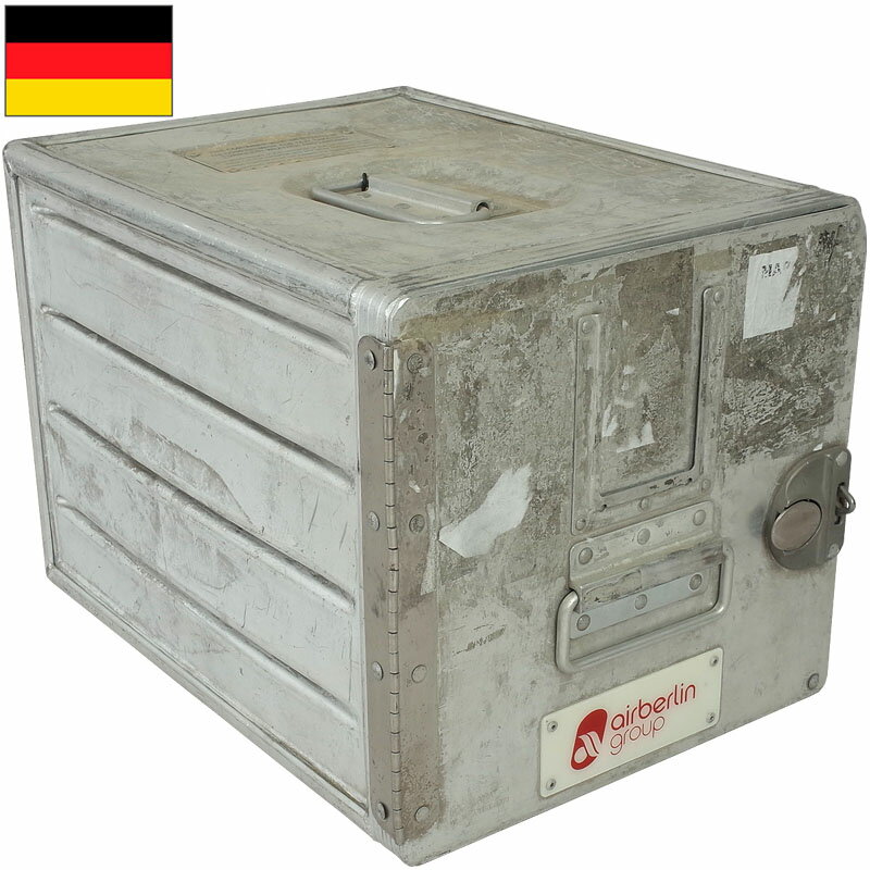ノベルティープレゼント Air Berlin アルミコンテナ USED BX177UN エア・ベルリン ギャレー 収納 ボックス BOX ケース
