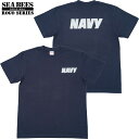 1点ならメール便可 オリジナルプリント 半袖Tシャツ 『NAVY リフレクター』 ミリタリー ティーシャツ 夏 ショートスリーブ ロゴ 反射 REFLECTOR