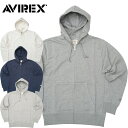 アヴィレックス ジップアップパーカー メンズ AVIREX アビレックス #7839931003(6193594) デイリー ロングスリーブ スウェット ジップパーカー 長袖 DAILY メンズ 男性 トップス スウェット スエット 普段着 無地 フード アメカジ カジュアル 春 夏 秋 冬