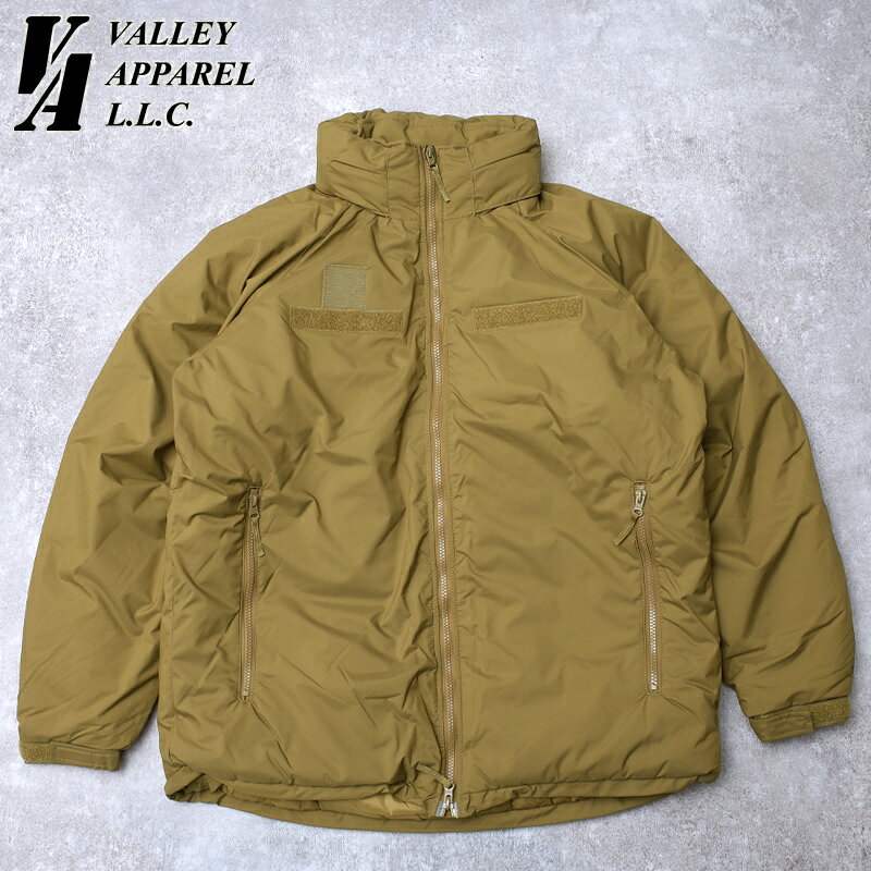 Valley Apparel L.L.C. バレイアパレル #VA0001 ECWCS GEN3 LEVEL7 ジャケットアメリカ USA レベル7 エクワックス ジェネレーションIII メンズ 男性 ミリタリー ブルゾン アウター モンスターパーカー 中綿入り 防寒 暖かい フード付き 秋 冬