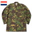 迷彩 オランダ軍 フィールドシャツ カモフラージュ USED