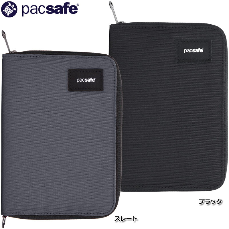 ■サイズ 約 H16.3cm×W11.5cm×D2cm ■ブランドメーカー PACSAFE -パックセーフ- 多くの旅行者が望むことは荷物の安全、そして確実に保管されていることです。pacsafe (パックセーフ) は鋭利な刃物からバッグの中の貴重品を守ること、確実に施錠してスリや置き引きから荷物を守るためのアイデアを形にしています。セキュリティー機能の高いキャリーバックや旅行用のバック、貴重品やカメラを安全に身につける為の便利なギアを提供します。 ■商品名 RFIDsafe compact travel organizer ■カラー 001ブラック　144スレート ■状態 新品 ■素材 外側：750デニール リサイクルポリエステル 内側：75デニール リサイクルポリエステル ■重量 100g ■仕様 カードスロット×5　ジップメッシュポケット×1　ジップポケット（外側）×1　紙幣用スリット×2　パスポート用ポケット×1　スリットポケット×2　ペンホルダー×1 ■その他 SEABEES seabees ミリタリー百貨シービーズ 正規販売店 トラベルウォレット パスポートケース 貴重品入れ メンズ レディース 男性 女性 トラベル 海外旅行複数の通貨やチケットを入れるスペースを備え、スキミング防止を実現したRFIDセーフ機能付きのトラベルオーガナイザーです。カードやパスポート、紙幣をひとつにまとめたい方にぴったり。自宅での保管用としても役立つ、ひとつは持っておきたいアイテムです。 ●特徴 ・スキミングを防げるRFIDセーフ搭載 ・持続可能なリサイクルPET製 ・撥水加工を施したシェル素材 ・Pacsafeバッグやウォレットストラップに取り付け可能なアタッチメントポイント ・5つのカードスロット ・ファスナー付きコインポケット ・フルレングスのファスナー開閉 ・ペンループ ■サイズ 約 H16.3cm×W11.5cm×D2cm ■ブランドメーカー PACSAFE -パックセーフ- 多くの旅行者が望むことは荷物の安全、そして確実に保管されていることです。pacsafe (パックセーフ) は鋭利な刃物からバッグの中の貴重品を守ること、確実に施錠してスリや置き引きから荷物を守るためのアイデアを形にしています。セキュリティー機能の高いキャリーバックや旅行用のバック、貴重品やカメラを安全に身につける為の便利なギアを提供します。 ■商品名 RFIDsafe compact travel organizer ■カラー 001ブラック　144スレート ■状態 新品 ■素材 外側：750デニール リサイクルポリエステル 内側：75デニール リサイクルポリエステル ■重量 100g ■仕様 カードスロット×5　ジップメッシュポケット×1　ジップポケット（外側）×1　紙幣用スリット×2　パスポート用ポケット×1　スリットポケット×2　ペンホルダー×1 ■その他 SEABEES seabees ミリタリー百貨シービーズ 正規販売店 トラベルウォレット パスポートケース 貴重品入れ メンズ レディース 男性 女性 トラベル 海外旅行