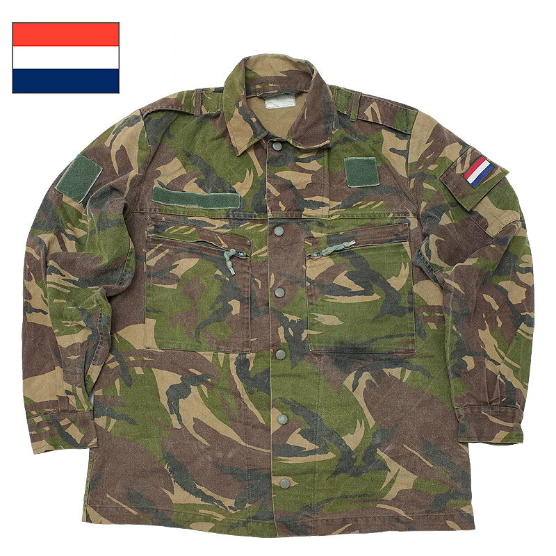 オランダ軍フィールドジャケット カモ USED JJ084UN