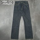 SUGARCANE シュガーケーン #SC49001 SUGARCANE Super “Denim” Collectibles #01 14oz.ブルーデニム ウエストオーバーオール S1945モデルデニムパンツ メンズ 男性 ジーンズ ジーパン ズボン ボタンフライ カジュアル アメカジ