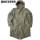 HOUSTON コート メンズ HOUSTON ヒューストン #5409M M-51 パーカー ライナー付 OD モッズコート M51フィールドパーカーコート M1951 メンズ フィッシュテイルパーカー ミリタリーコート オリーブ 返品・交換不可