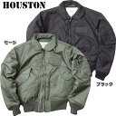 ヒューストン ジャケット メンズ ノベルティープレゼント HOUSTON ヒューストン #5CW45P CWU-45/P フライト ジャケット ヒューストンメンズ 男性 CWU45P ブルゾン ミリタリー アウター 秋 冬