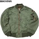 ノベルティープレゼント HOUSTON 5L-2BX L-2B フライトジャケット L2B ブルゾン メンズ ライトゾーン カジュアル ミリタリー ミリジャケ 春夏 春先 スプリング