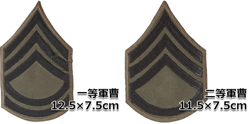 メール便可 US ARMY 戦闘服用階級章 ODの紹介画像2