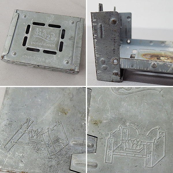 1点ならメール便可 ドイツ軍 コンパクト コンロ Esbit 筆記体 USEDアウトドア 簡易コンロ ミリタリーグッズ ポケットストーブ キャンプ用品 エスビット ミニコンロ固形燃料ストーブ 防災 災害対策 シングルバーナー 持ち運び 軽量 折りたたみ式通販格安セール情報 楽天 通販